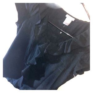 Black Ann Taylor dressy type t shirt